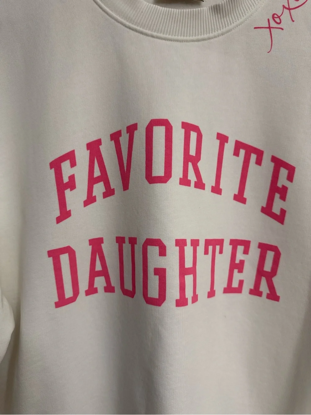 FAVORITE DAUGHTER Valentines Day Collection Sweatshirt Crewneck